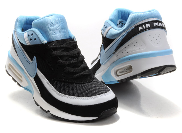 New Men'S Nike Air Max Black/Blue/White